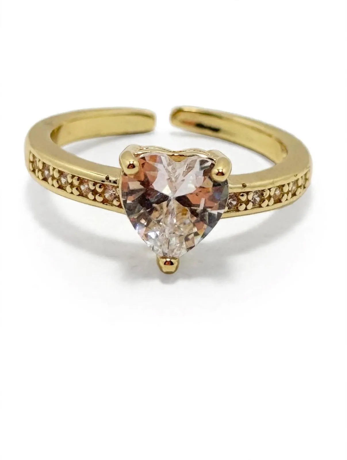 Anillo Corazón Circonia