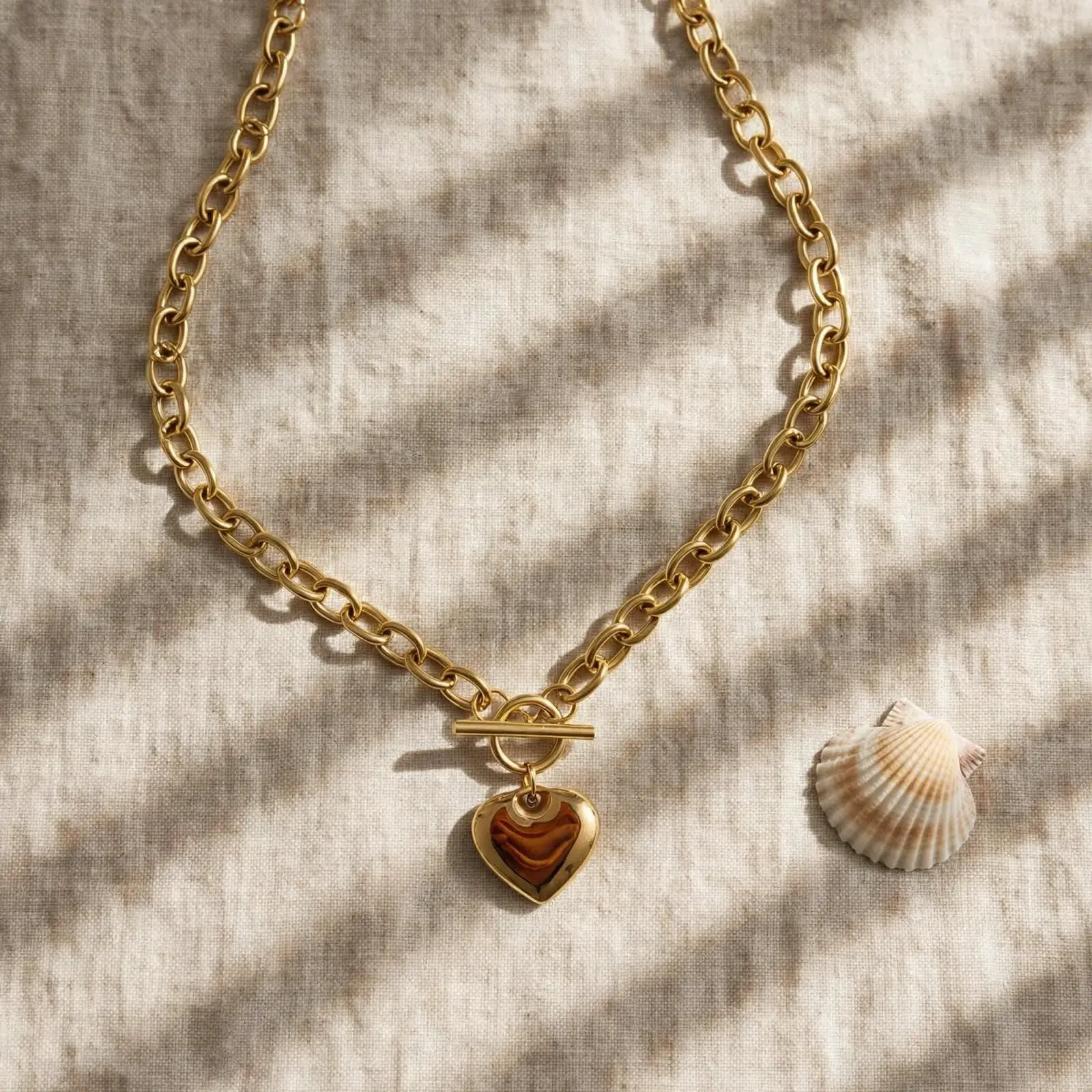 Collar Corazón Puffy